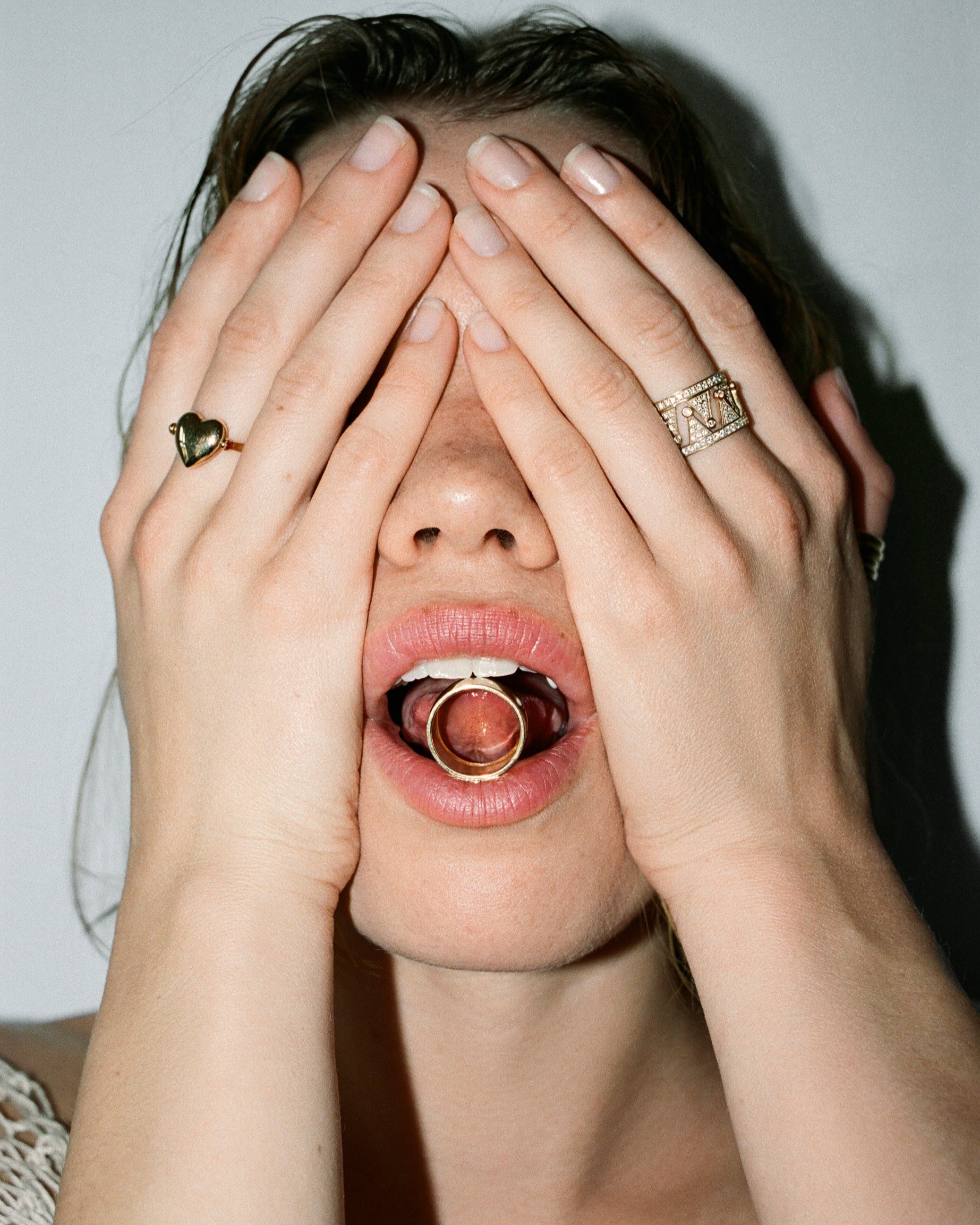 Gold Crown Diamond Ring