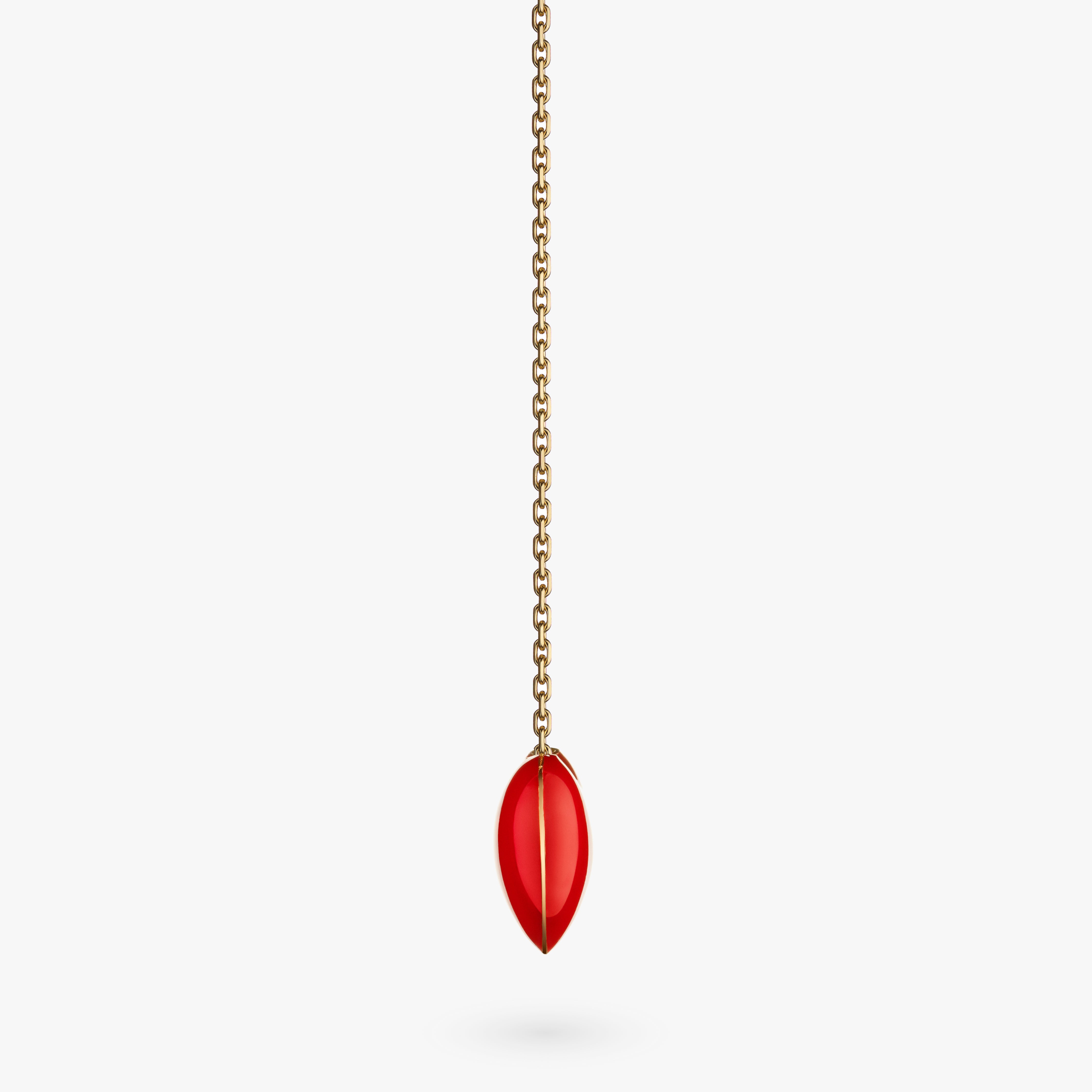 Big red heart necklace