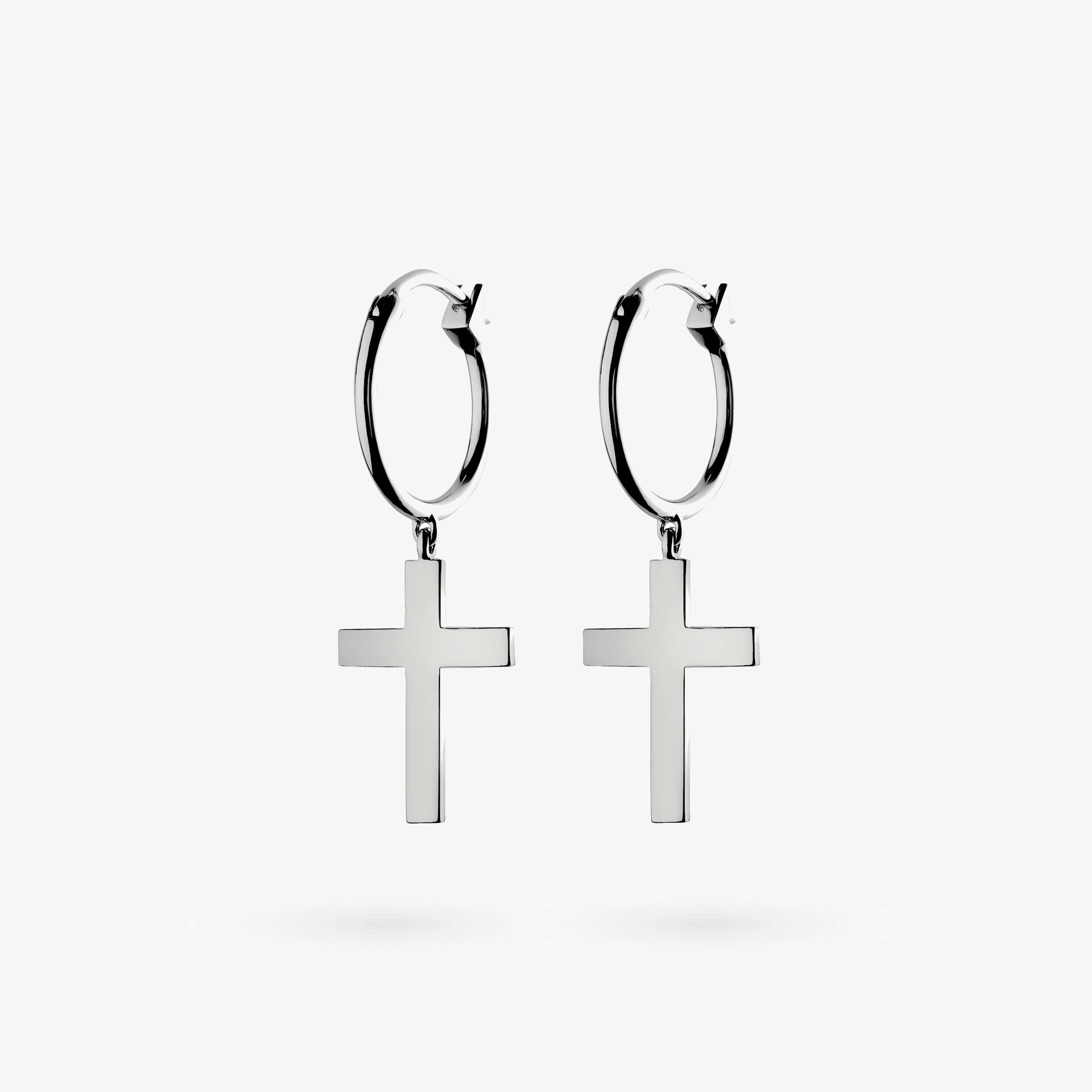 Dangling Cross Earrings