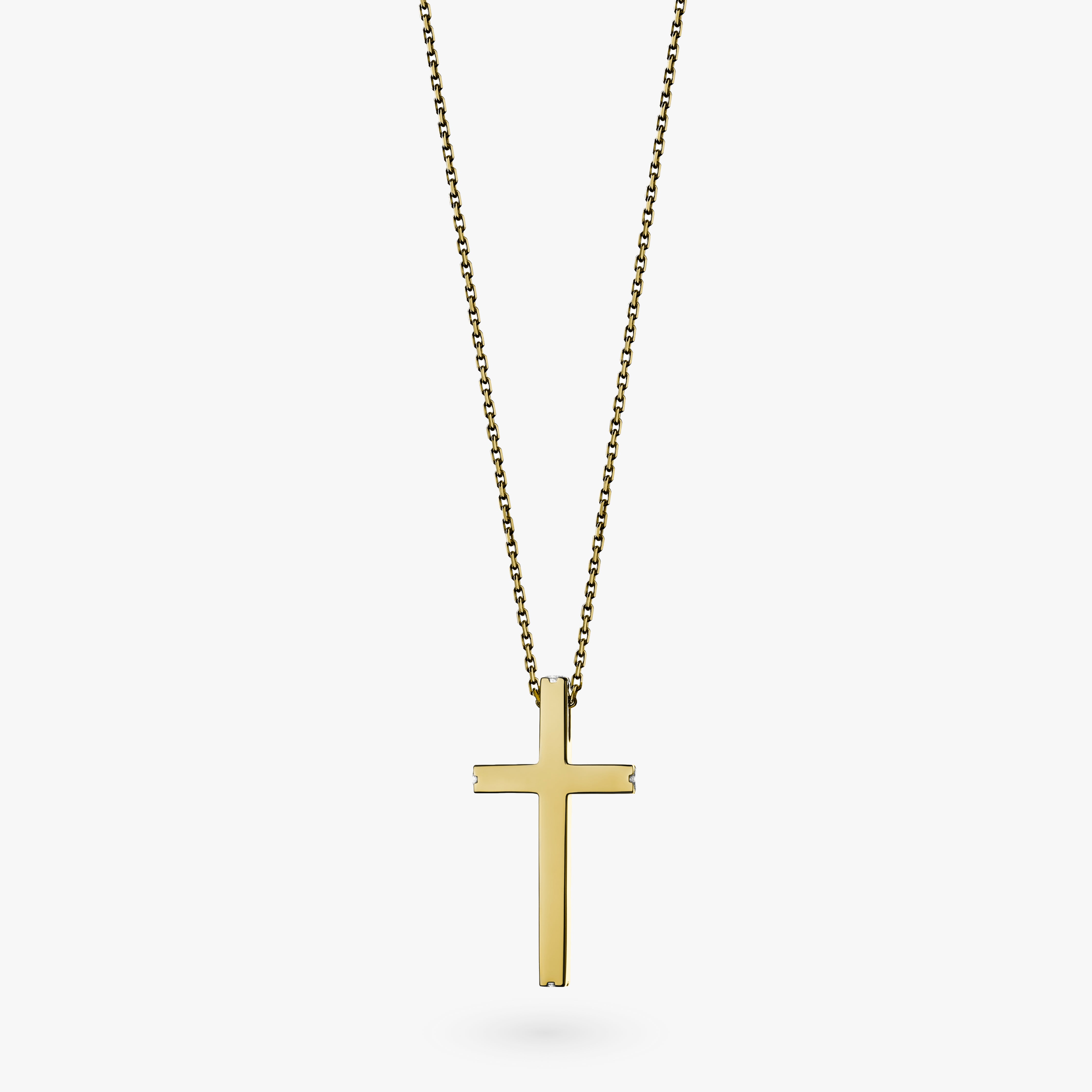 Gold Cross With Diamonds