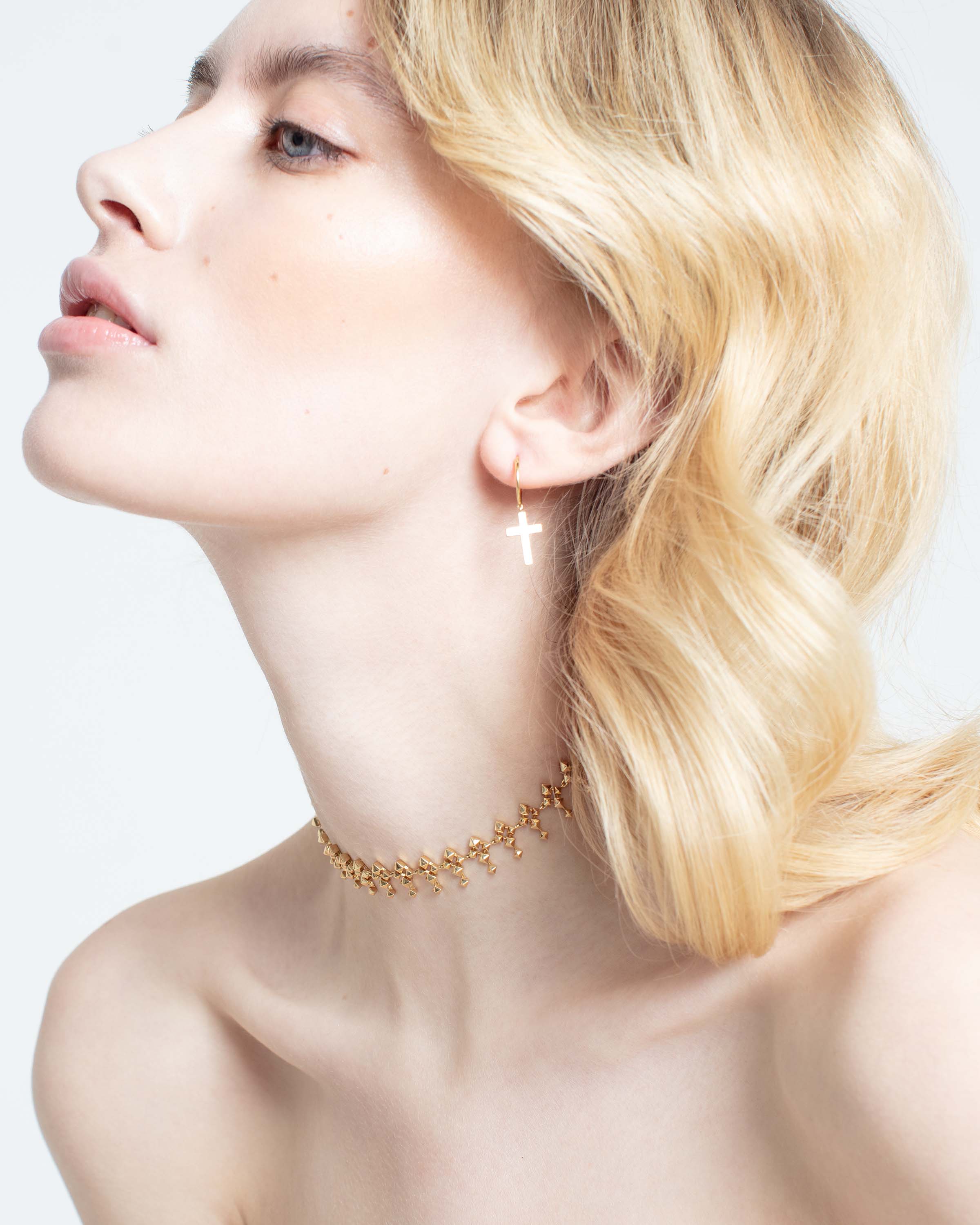Rhombus Gold Choker